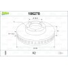 VALEO Bremsscheibe 186278 für 5025610