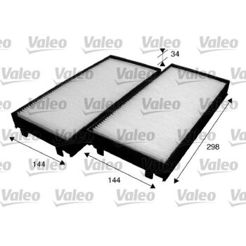 VALEO Filter, Innenraumluft 715583 für 64 31 6 945 585