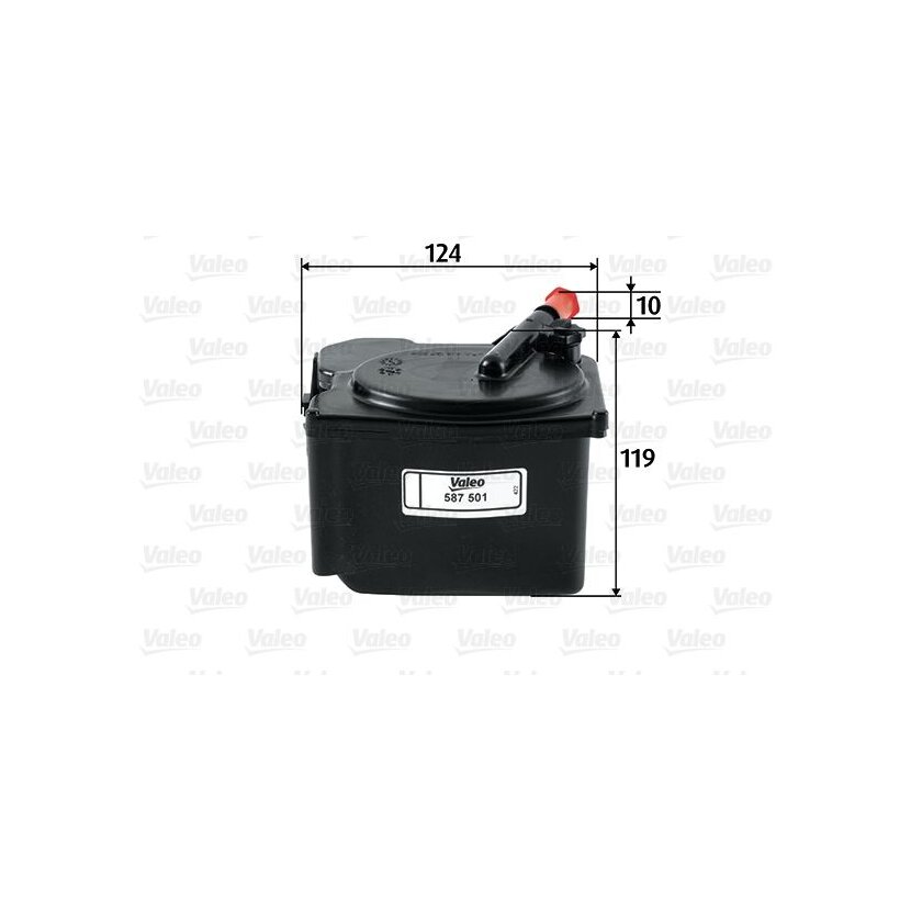 VALEO Kraftstofffilter 587501 für 13327804958