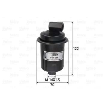 VALEO Kraftstofffilter 587059 für 31911-02100