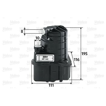 VALEO Kraftstofffilter 587542 für 8200294143