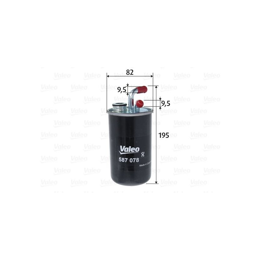 VALEO Kraftstofffilter 587078 für 5085 581AD