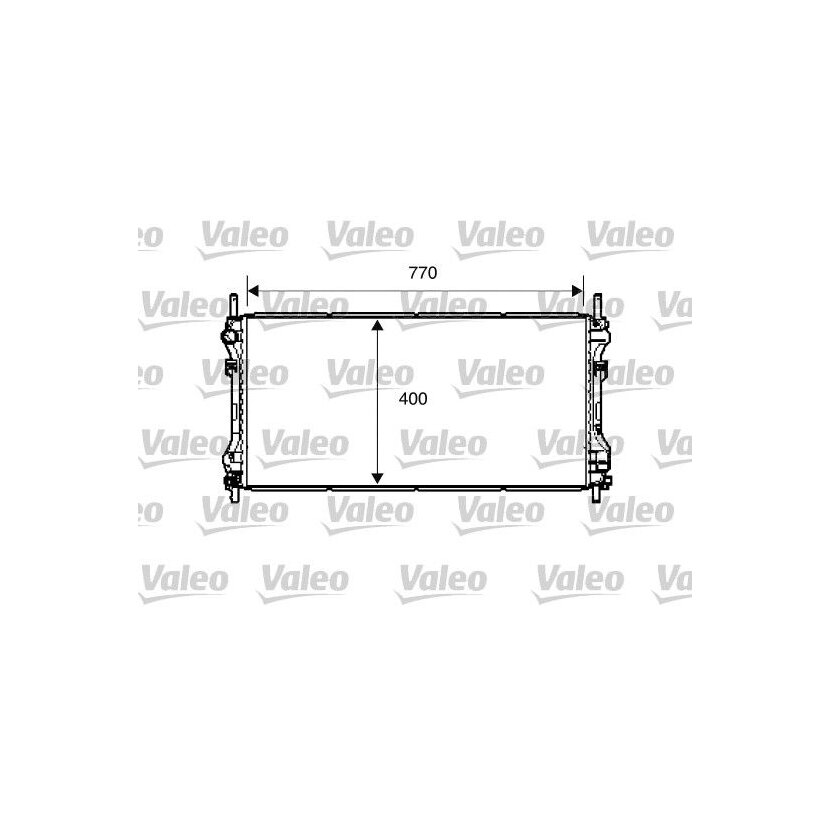 VALEO Kühler, Motorkühlung 734291 für 1671800