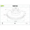 VALEO Bremsscheibe 186163 für 1018277
