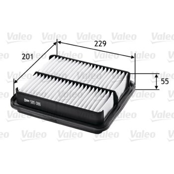VALEO Luftfilter 585086 für 1378077E00