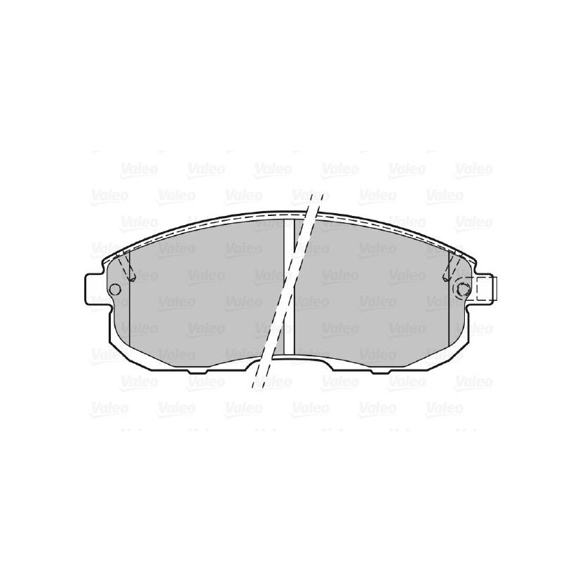 VALEO Bremsbelagsatz, Scheibenbremse 301011 für 41060-40U90