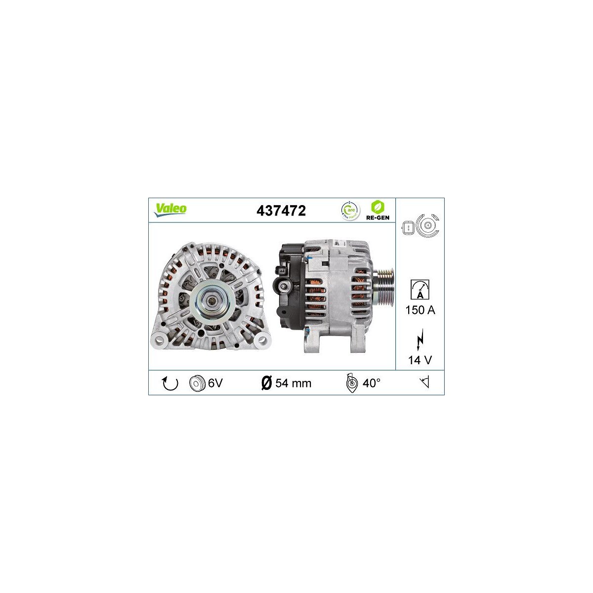 VALEO Generator 437472 für 5702-K6