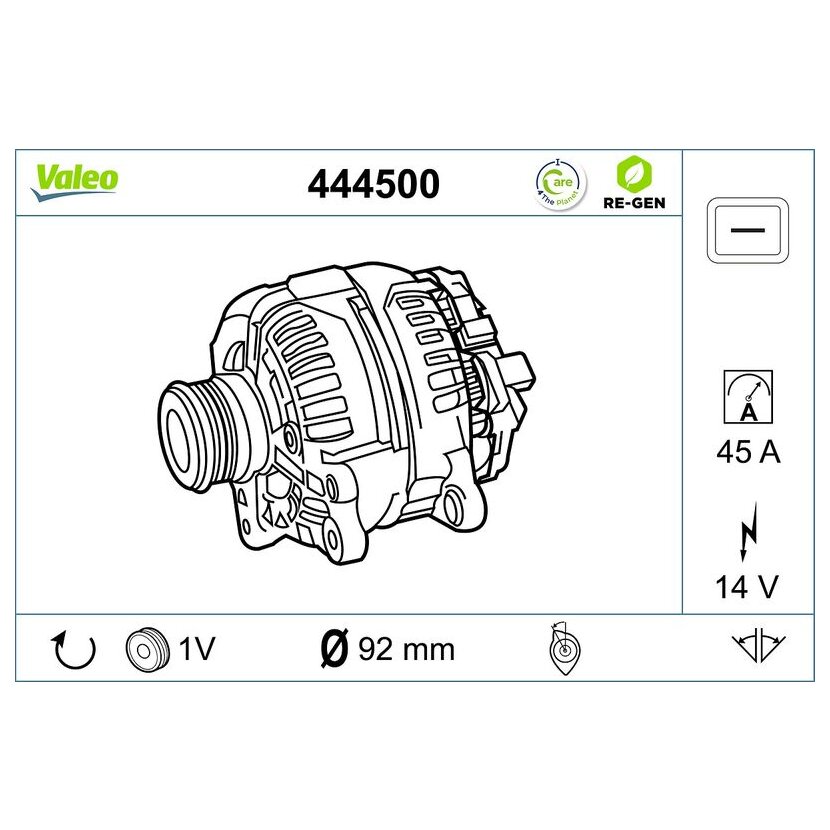 VALEO Generator 444500 für 60522747