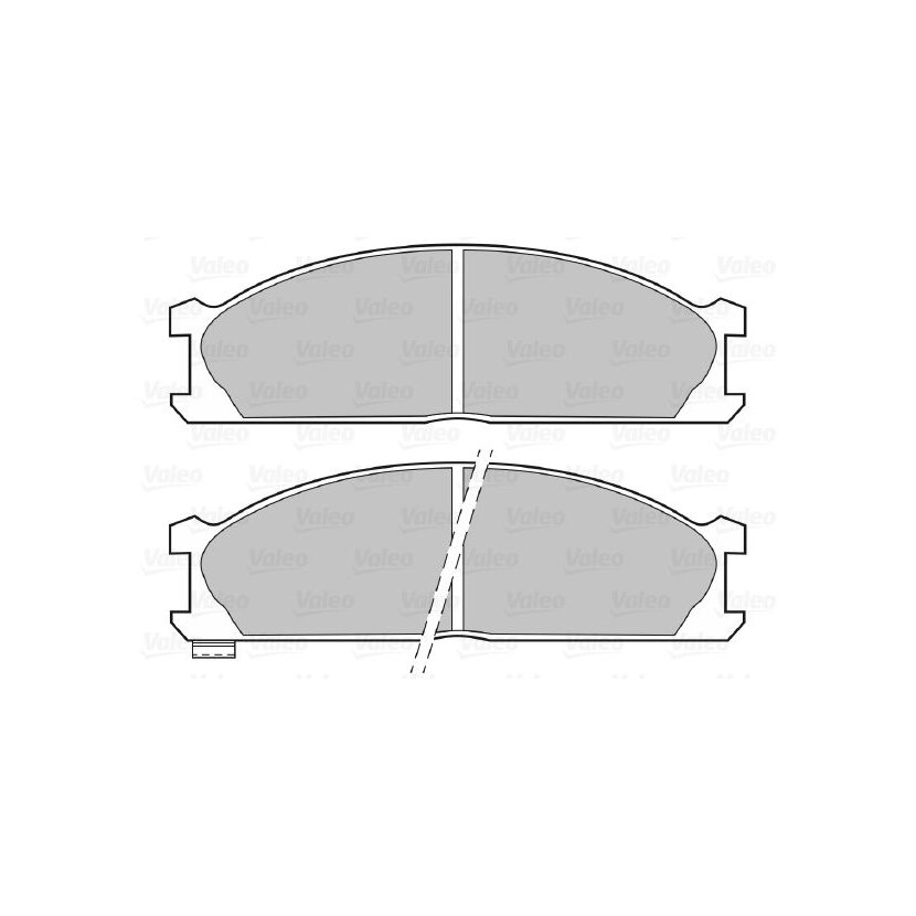 VALEO Bremsbelagsatz, Scheibenbremse 598618 für 41060-23C90