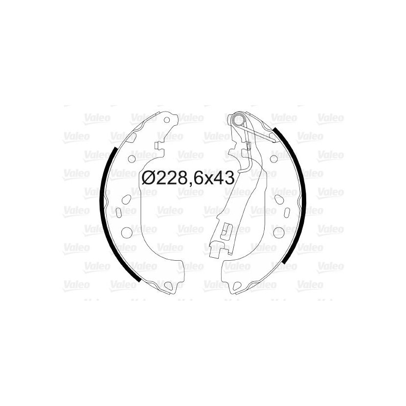 VALEO Bremsbackensatz 564085 für 4241-N8