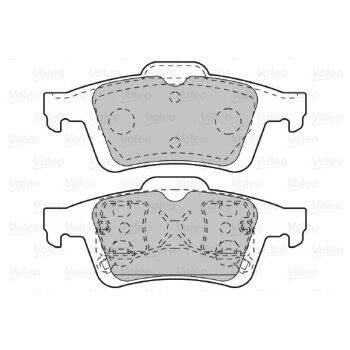 VALEO Bremsbelagsatz, Scheibenbremse 601005 für...