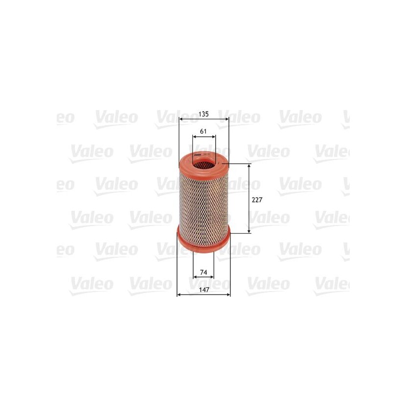 VALEO Luftfilter 585738 für 16546VK500