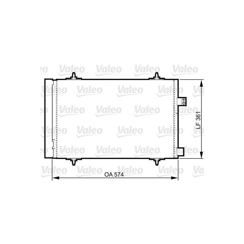 VALEO Kondensator, Klimaanlage 814363 für 6455-HV