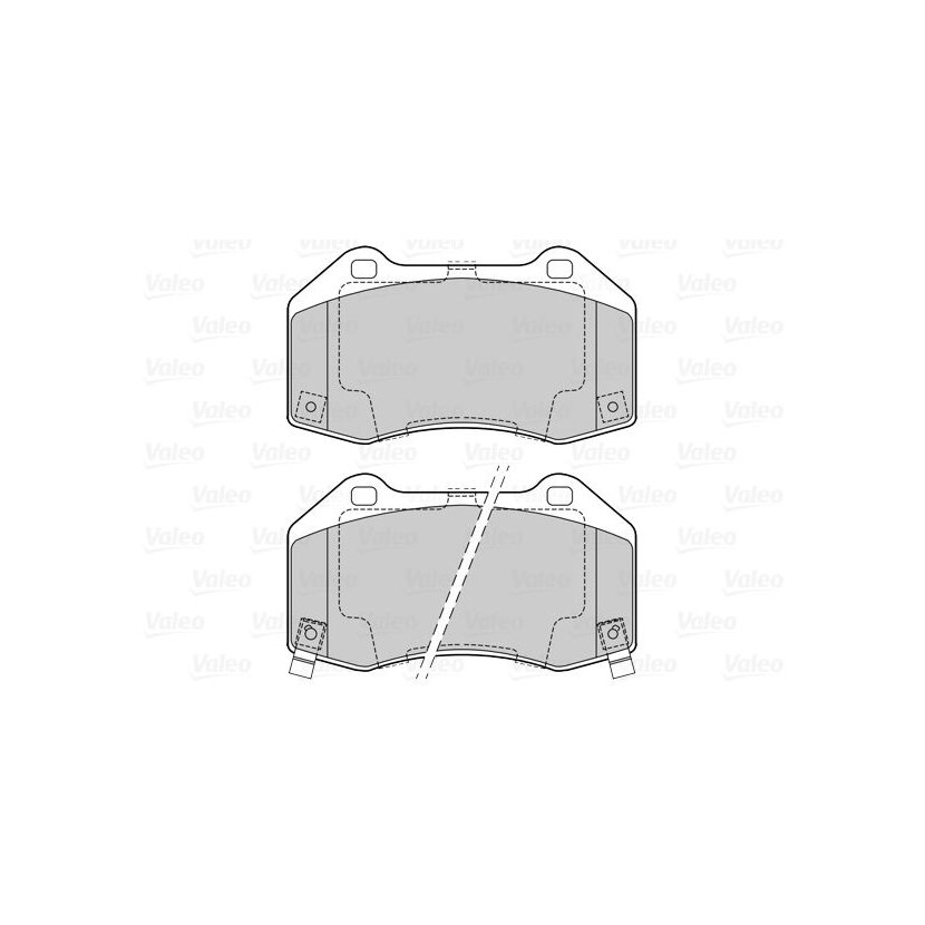 VALEO Bremsbelagsatz, Scheibenbremse 601597 für 6000615056