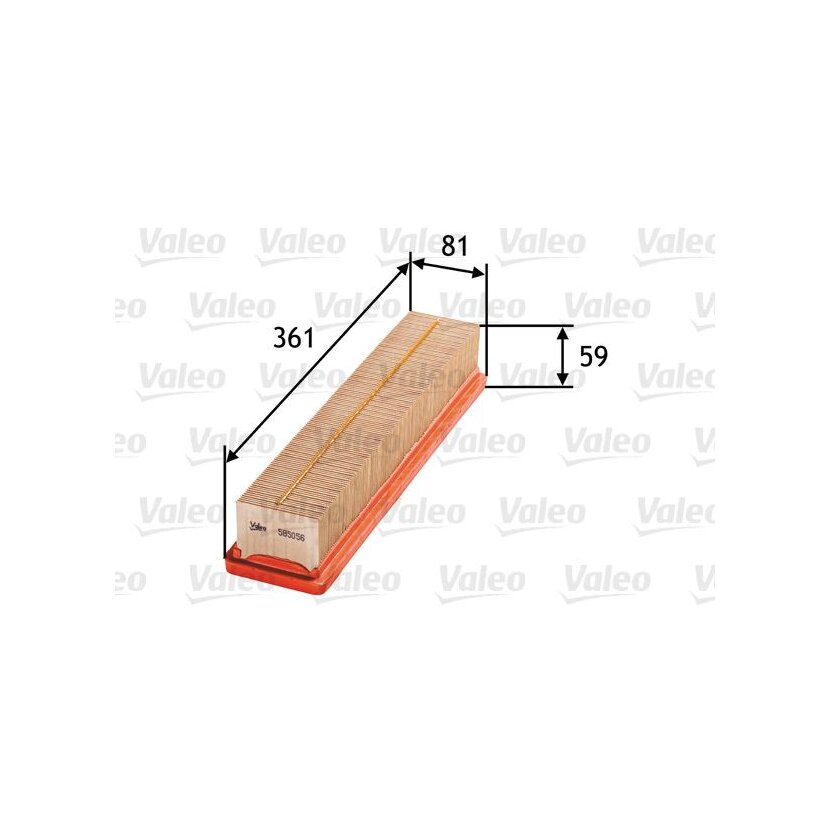 VALEO Luftfilter 585056 für 165461599R