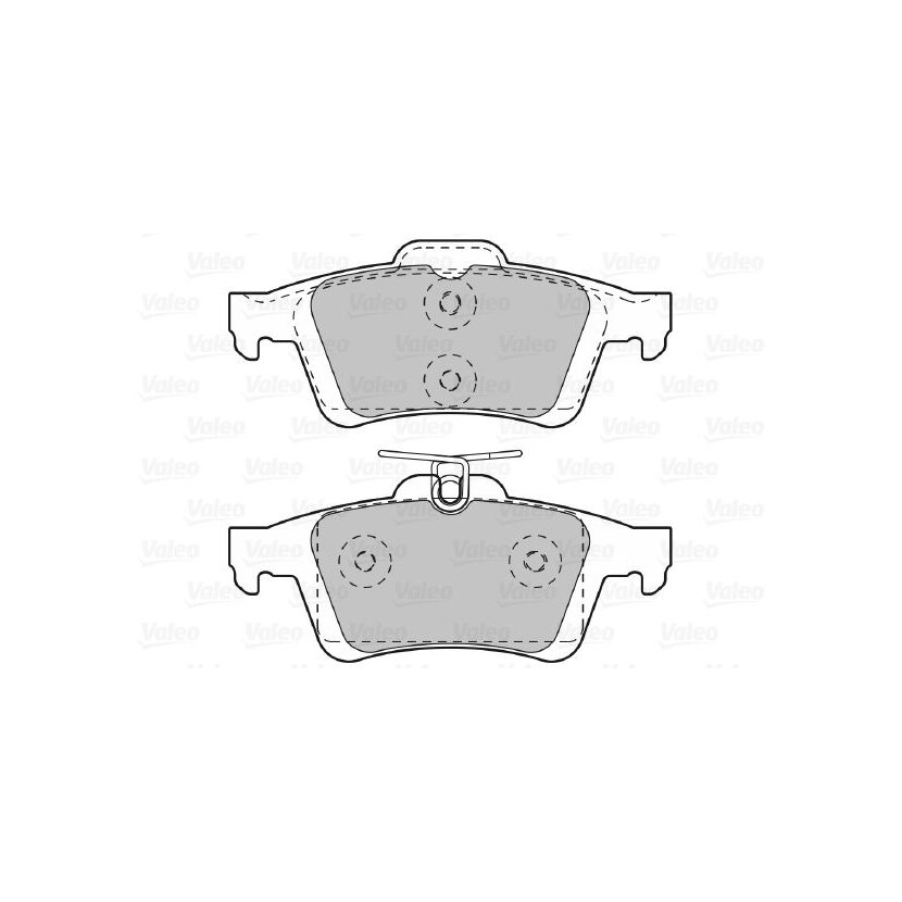 VALEO Bremsbelagsatz, Scheibenbremse 601044 für 1 683 383