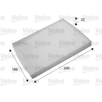 VALEO Filter, Innenraumluft 715660 für 1541456