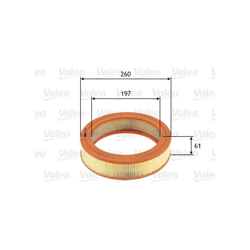 VALEO Luftfilter 585698 für 25062396