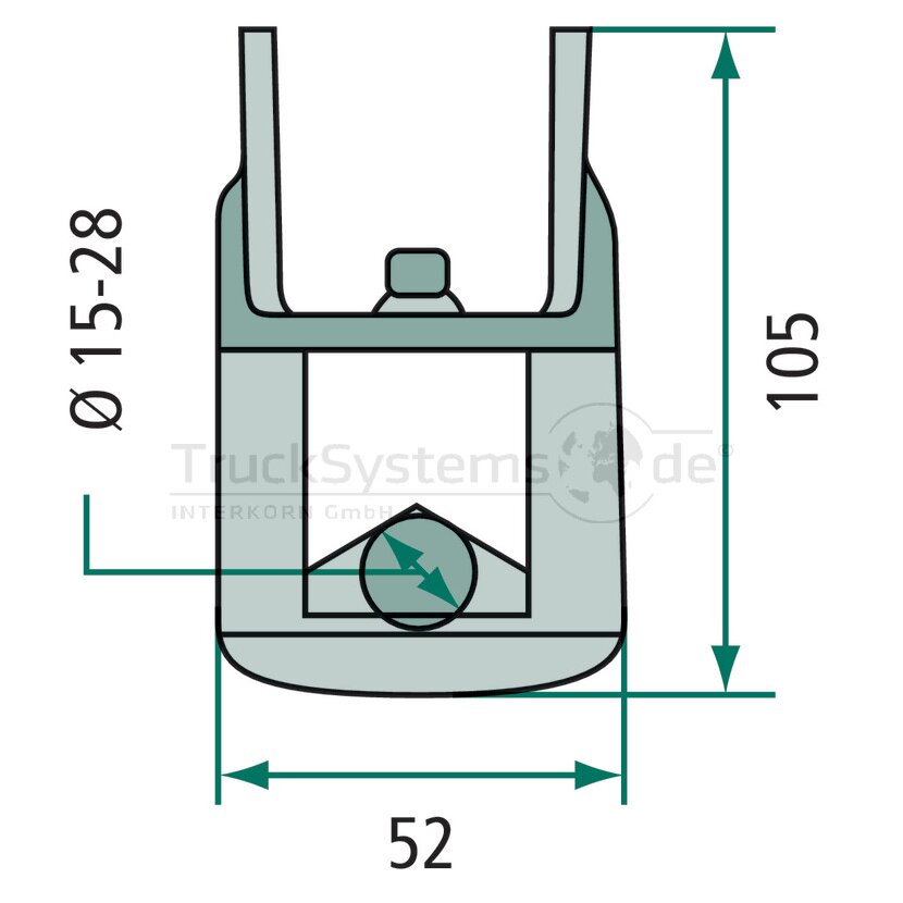 HELLA Halter Arbeitsscheinwerfer 15-28Mm - 8HG 990 263-111 - 8HG990263111