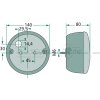 Hella Heckleuchte O.Kzl Links + Rechts - 2SD 001 685-211 - 2SD001685211
