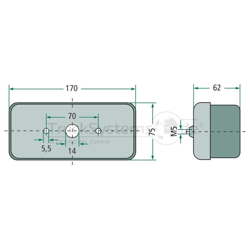 HELLA Heckleuchte - 2SD 002 582-011 - 2SD002582011