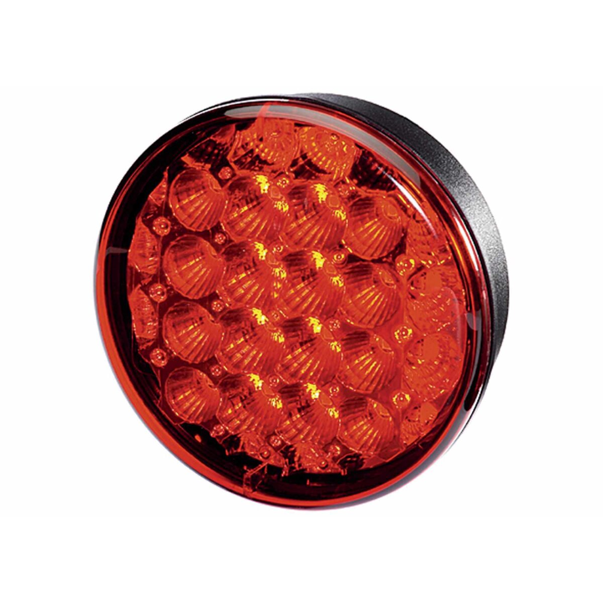 Hella Heckleuchte Led Rund Mit Roter Lichtscheibe Brems U.Schlußl - 2 ...