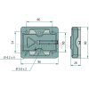 Hella Heckleuchte 12/24V 8Leds - 2VA 980 720-001 - 2VA980720001
