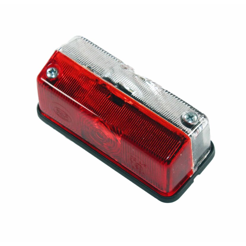Dasteri Umrissleuchte 12/24V Rot/Weiß O.Halter O.Adr/Ggvs - 513-0.067