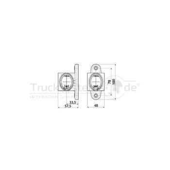 Vignal Umrissleuchte Led 12/24V - D14031