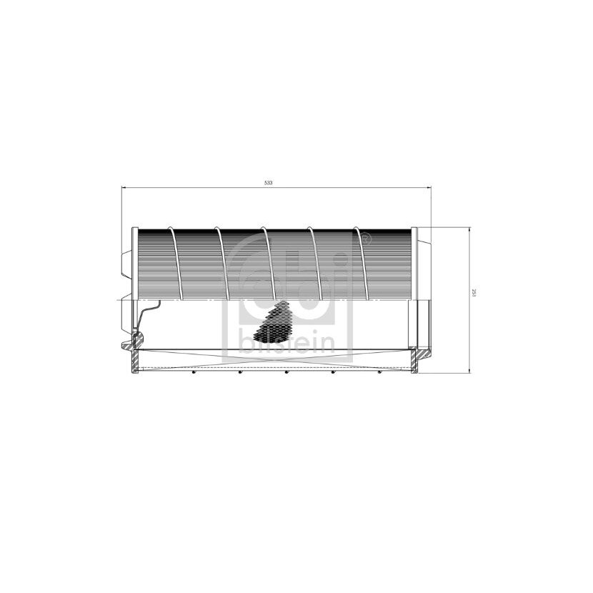 FEBI BILSTEIN Luftfilter 174841 für 5 0002 0002