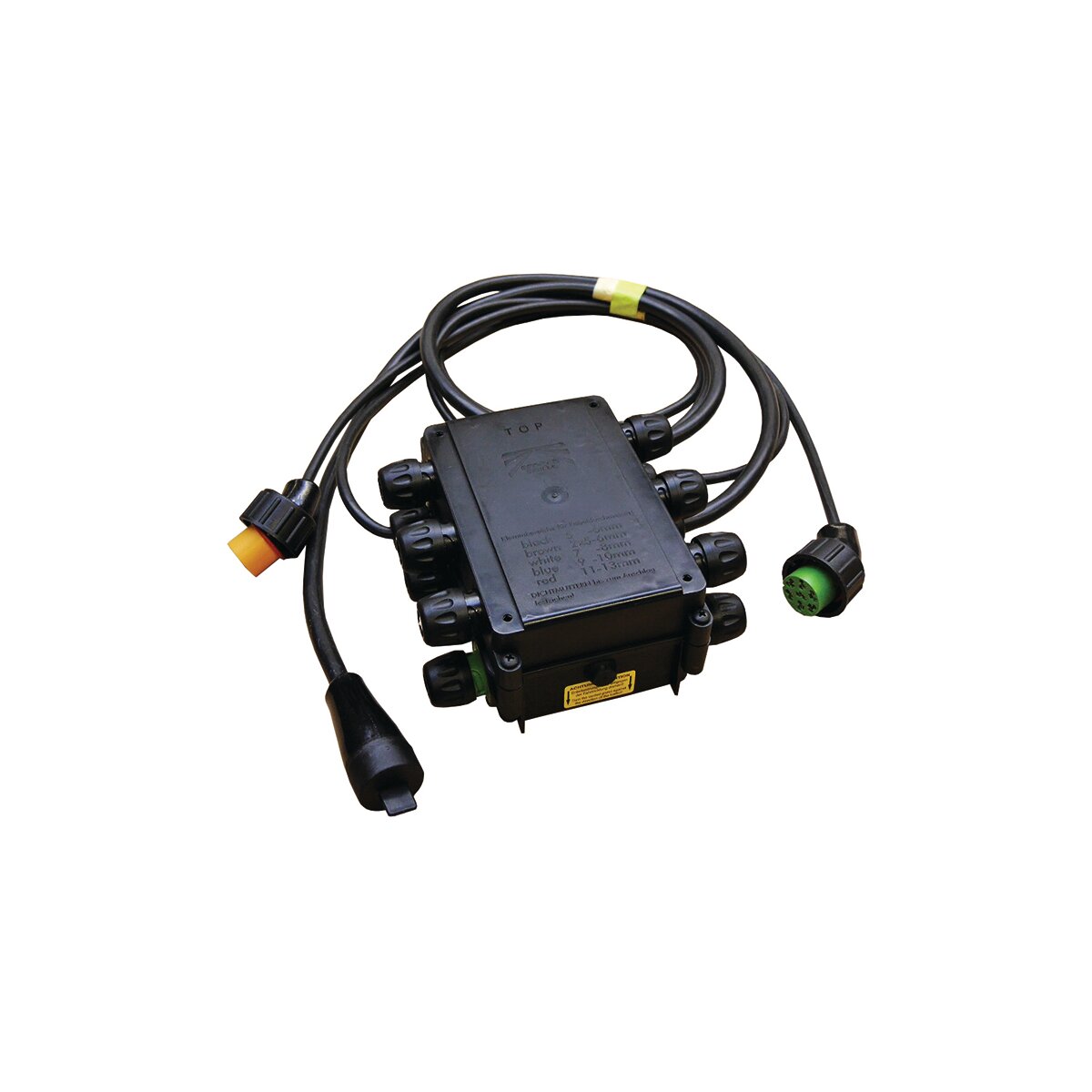 Aspock Kabelverbindungsdose 76-5100-007 - IP54, 66 Anschlüsse, 180x83x160mm