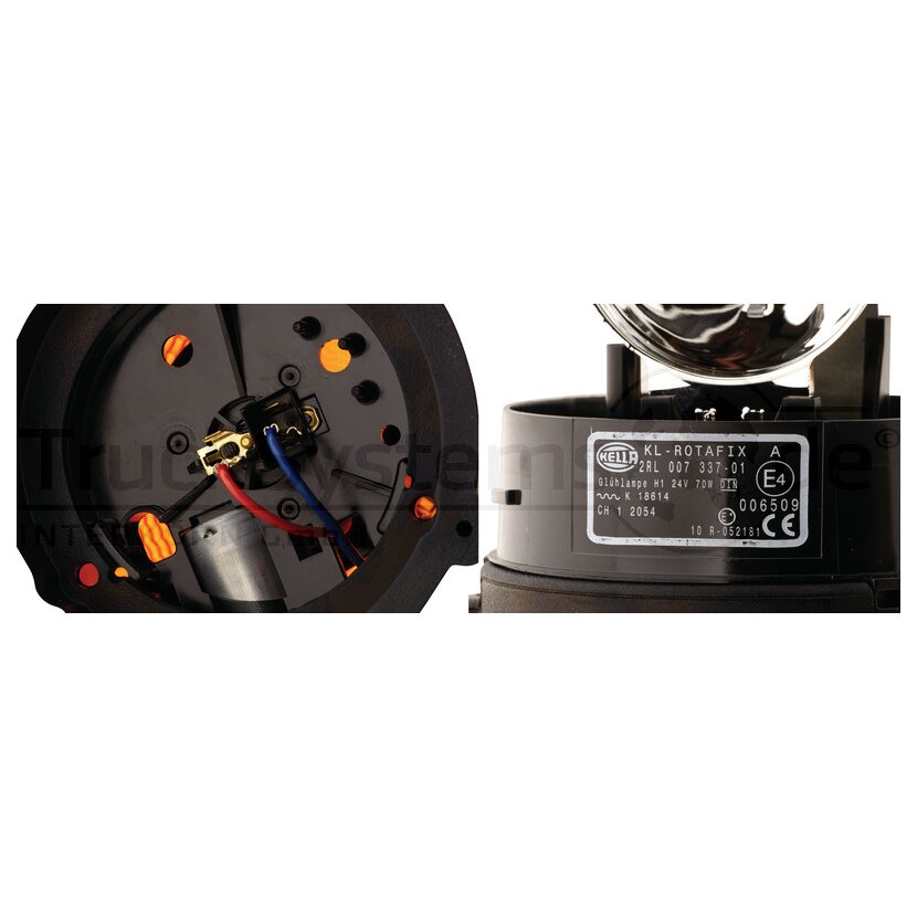 Hella Rundumleuchte 24V H1 Gelb - 2RL 007 337-011 - 2RL007337011