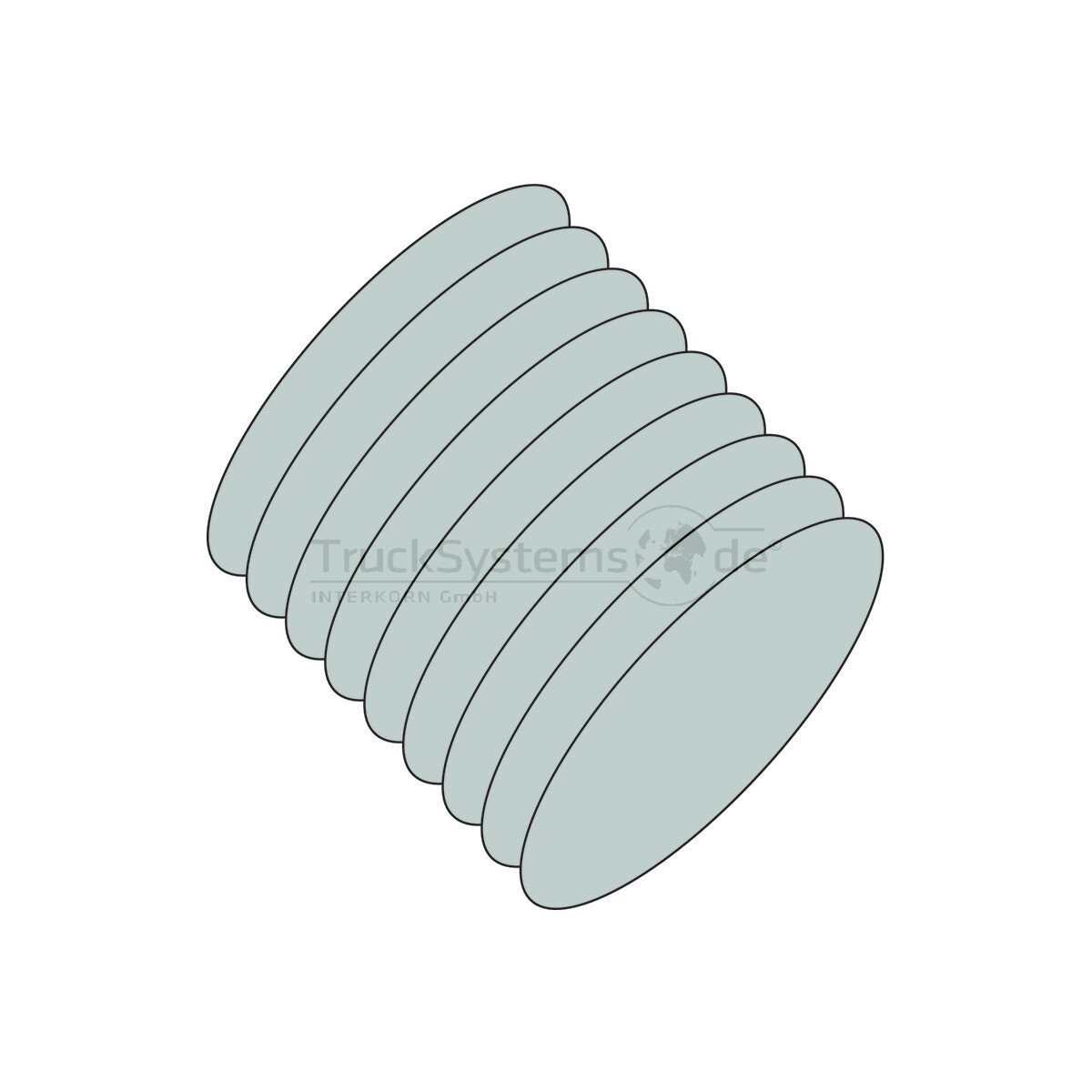 BPW Dichtring 13/10X7 - 02.5681.78.00 - 0256817800