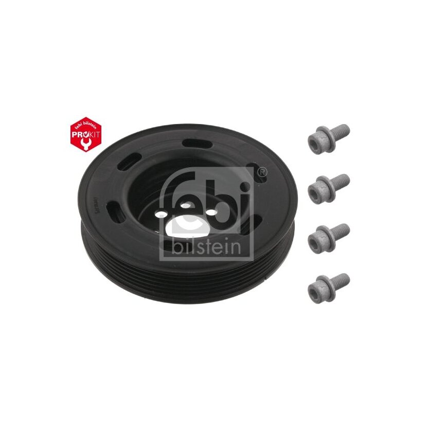 FEBI BILSTEIN Riemenscheibe, Kurbelwelle 33608 für 06A 105 243 E