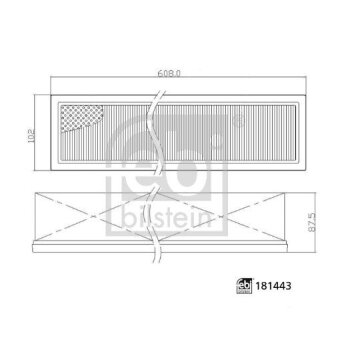 FEBI BILSTEIN Filter, Innenraumluft 181443 für RE284091