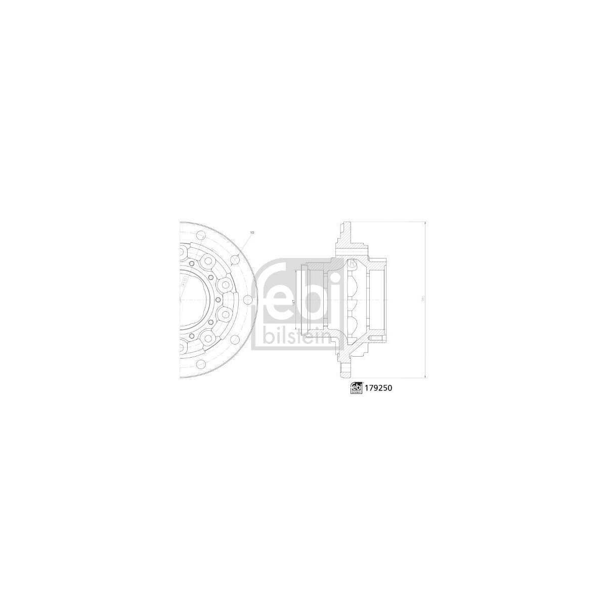 FEBI BILSTEIN Radnabe 179250 für 1 382 884