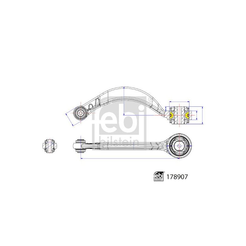 FEBI BILSTEIN Lenker, Radaufhängung 178907 für C2P 17092