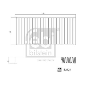 FEBI BILSTEIN Filter, Innenraumluft 182121 für...