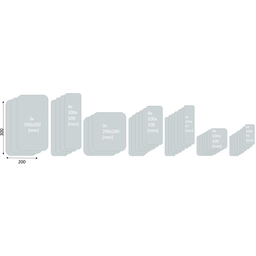 Speed Repair Planen Reparatur Set - Set 32-Teilig Lichtgrau - Set 32-Teilig Lichtgrau - Set32-TeiligLichtgrau