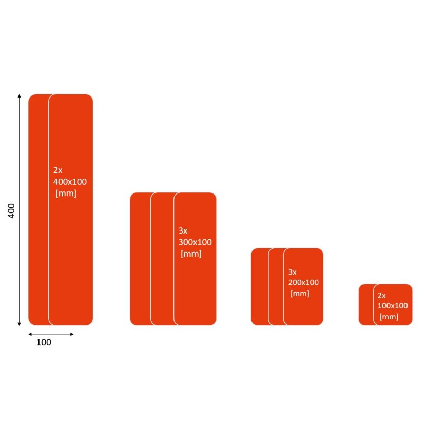 Speed Repair Planen Reparatur Set - Easy Patch 100 Reinorange - Easy Patch 100 Reinorange - EasyPatch100Reinorange