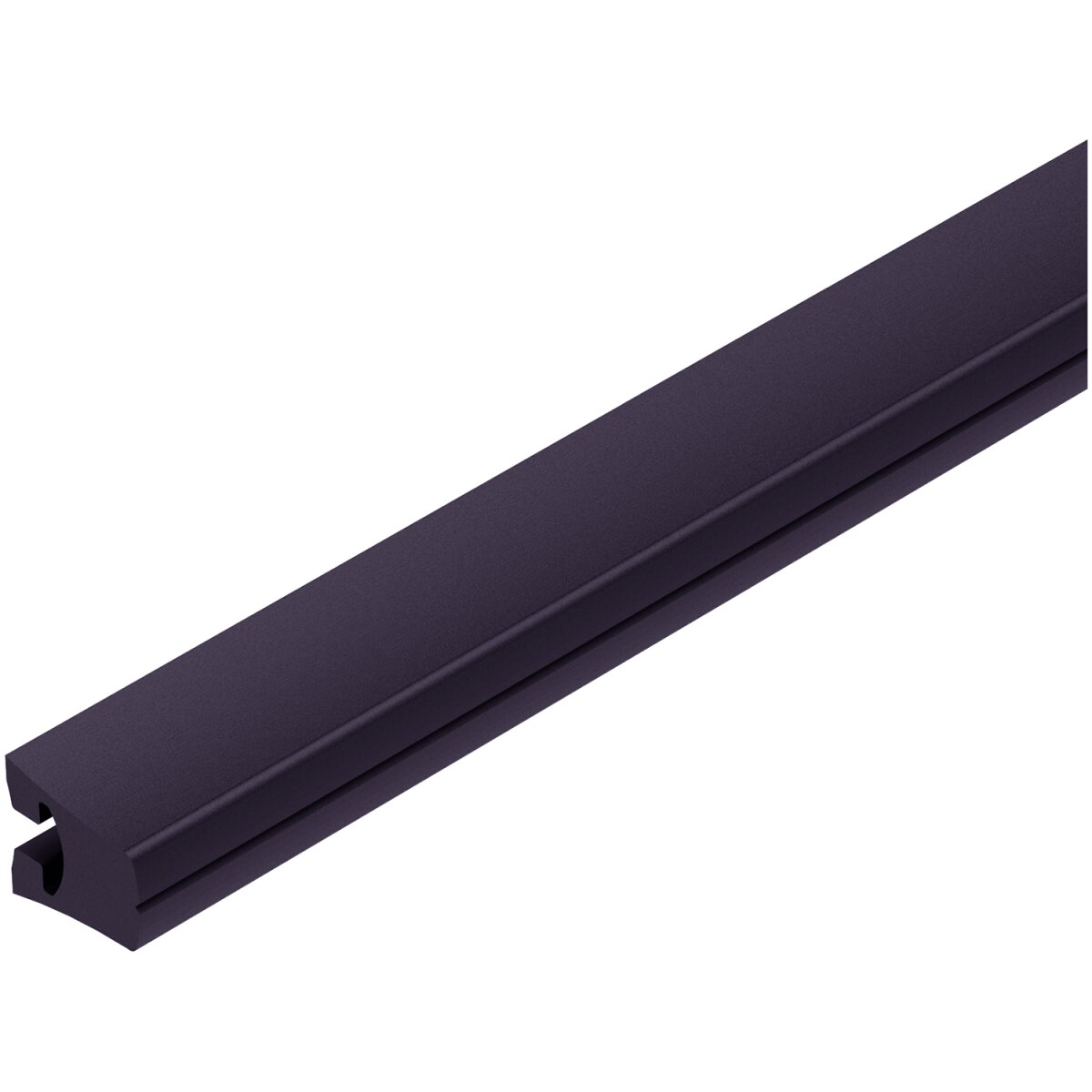 SUER Rammschutzprofil mit Nut, PVC, 34 x 38 mm, 3000 mm, anthrazit 