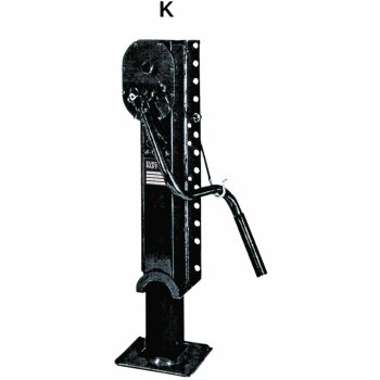 Stützwinde mit Getriebe S2000Plus/Lk850 Bh850/H550Mm...