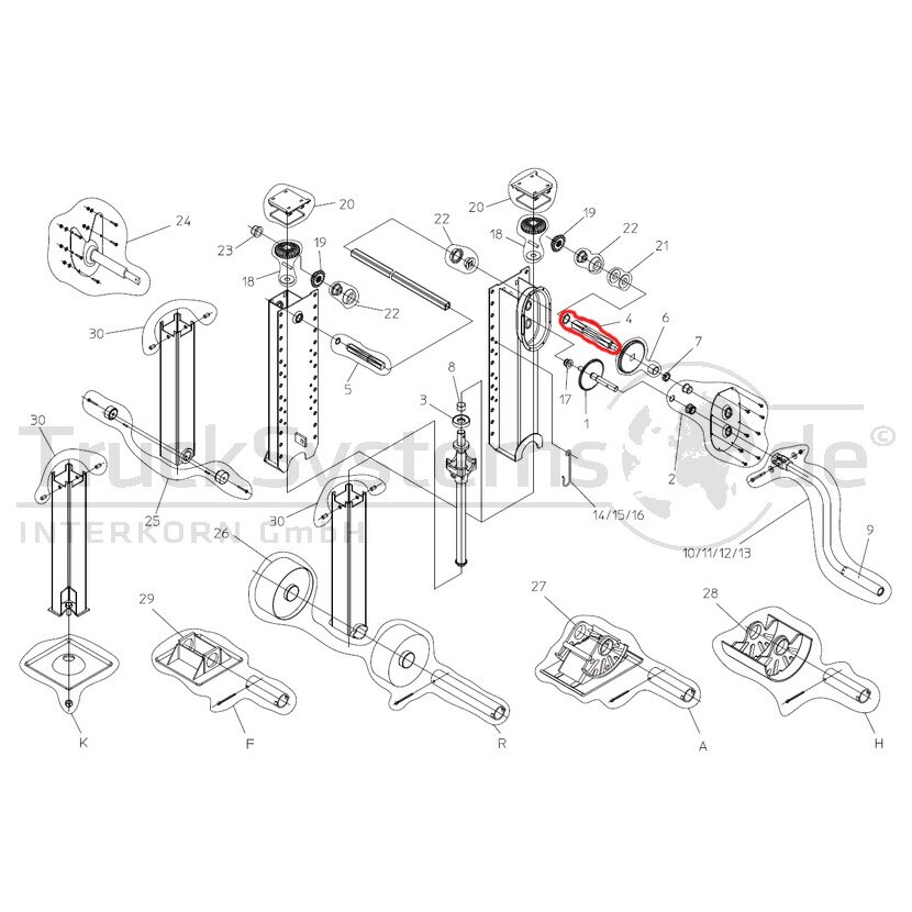 Antriebswelle Kompl. Haacon - 209602.Haacon