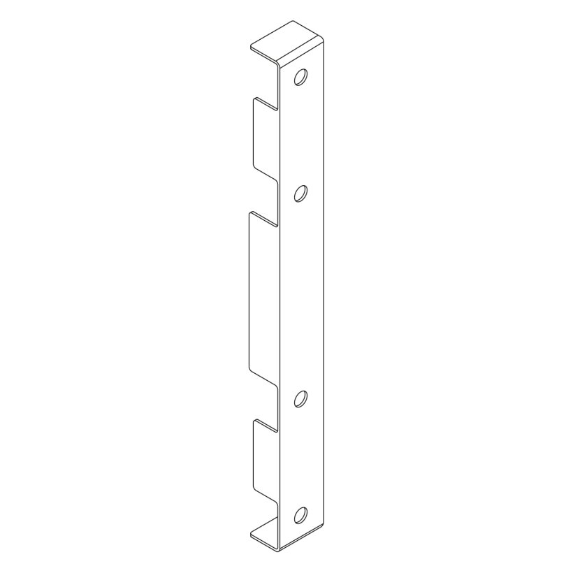 Abschlusskappe, hinten, 100 mm, verzinkt