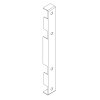 Abschlusskappe, hinten, 100 mm, verzinkt