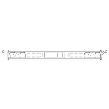 SUER Stahl Unterfahrschutz, Typ 2430,2400 mm, RAL9010,...