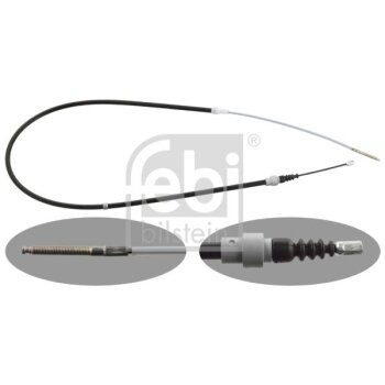 FEBI BILSTEIN Seilzug, Feststellbremse 27154 für 6N0...