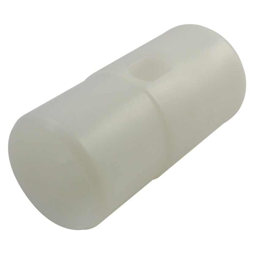 PVC-Endstopfen mit Langloch, passend für Planenrohr Durchmesser 60 mm, lang