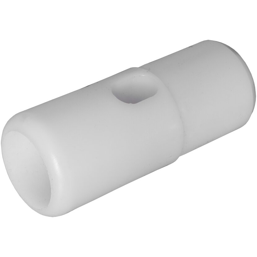 PVC-Endstopfen mit Langloch, passend für Planenrohr Durchmesser 60 mm, lang
