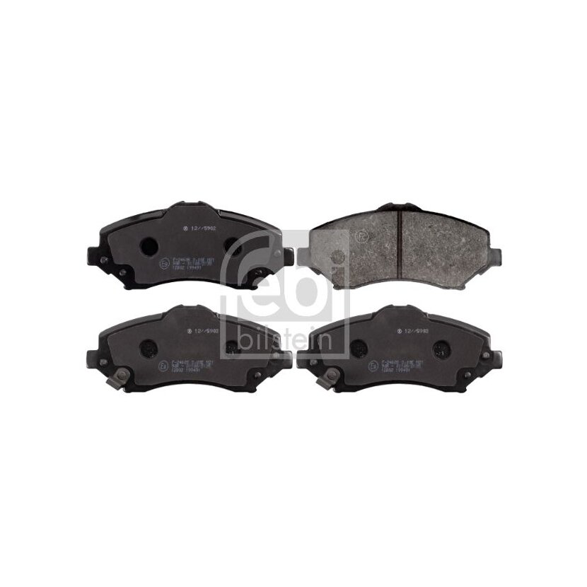 FEBI BILSTEIN Bremsbelagsatz, Scheibenbremse 116063 für K68003701AA